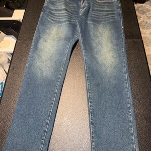 Classic Blue Relaxed Slim Jeans for Men